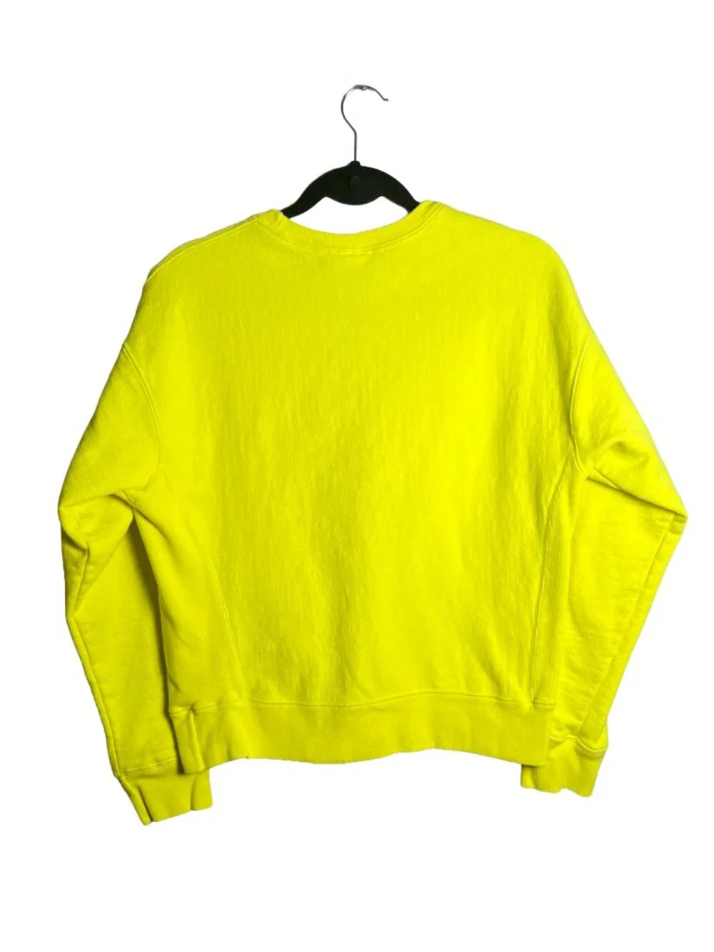 Champion Reverse Weave Sweatshirt Neon‎ Yellow Chenille Medium